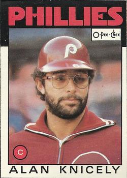 1986 O-Pee-Chee Baseball Cards 316     Alan Knicely